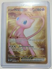 Pokémon TCG Mew EX Gold 205/165 Scarlet & Violet 151 trading Card VG  picture