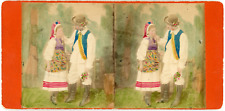 Moser Senior, Stereo, German Regional Costumes Vintage Stereo Card - Strip picture