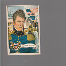 1952 Bowman US Presidents Andrew Jackson #10 vg+ picture