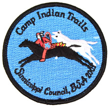 2005 Camp Indian Trails Sinnissippi Council Patch Wisconsin WI Boy Scouts Horse picture