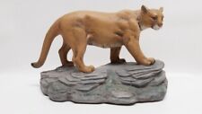 Ceramic Figurine of Mountain Lion or Puma or Cougar. - Hand made. picture