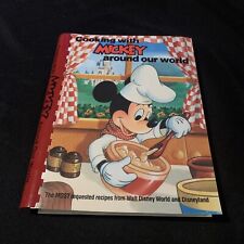 Vintage 1986 Cooking with Mickey Around Our World Cook Book picture