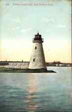 New Bedford Massachusetts MA Lighthouse c1900s-10s Postcard picture