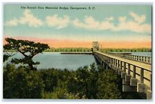 c1940's The Harrell Siau Memorial Bridge Georgetown South Carolina SC Postcard picture