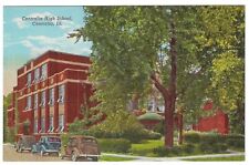 Centralia High School Building Cars Centralia Illinois IL Vintage Postcard picture