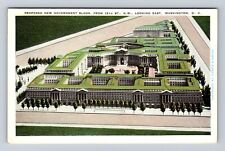 Washington DC, Proposed New Government Buildings, Vintage Souvenir Postcard picture
