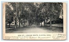 1909 High St. Dirt View South Clinton CT Connecticut Postcard - The Hunter Co. picture