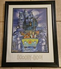 Hanna Barbera Scooby Doo Gang Litho-cel signed Bob Singer #27/250 Framed  picture