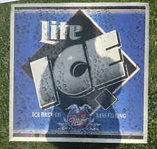 Authentic 90s Miller “Lite Ice” Bar Sign  picture