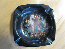Vintage Ornate Ashtray with SEAHORSE Design - NICE  picture