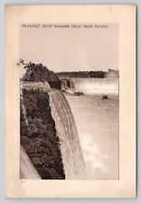 VTG Jersey Coffee Victorian Trade Card Prospect Point Niagara Falls from Below picture
