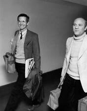 Anthony Perkins & designer Barry Diller sighted on November 12 - 1978 Old Photo picture
