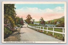 Postcard Riverside Drive Near State Line Susquehanna Pennsylvania c1920 picture