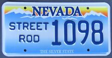 NEVADA  STREET ROD / HISTORIC  license plate  2010    RANDOM NUMBER  single plat picture