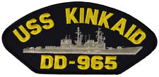 USS KINKAID DD-965 SHIP PATCH - GREAT COLOR - Veteran Owned Business picture
