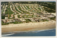 1963 Aerial View, Ellinor Village, Ormond Beach, Florida FL Vintage Postcard picture