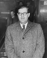 Israeli Ambassador Abba Eban at London Airport 1957 Old Photo picture