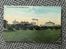 Antique 1913 Postcard - Kansas State School, Winfield, Kansas - free postage picture