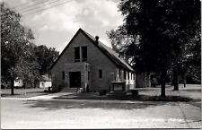 Real Photo Postcard Trinity Lutheran Church in Wautoma, Wisconsin~131273 picture