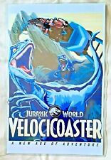 Universal Studios Jurassic World Velocicoaster Poster Art Print 11