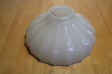Vintage/Antique Ribbed Milk Glass Hanging Light Globe Shade picture