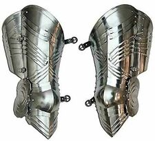 Medieval Vintage King Full Leg Guard with Adjustable Fitting Reenactment Replica picture