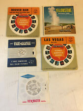 Sawyer's Viewmaster Reel Lot, 4 Sets, Vegas, Hoover, Yellowstone, Seattle Fair picture