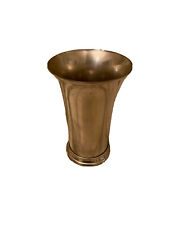 Lenox Metal Pewter Simple Sleek Vase 6 3/4