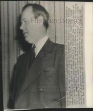 1951 Press Photo Indian U.N. Delegate Sir Benegal N. Rau, Lake Success, New York picture