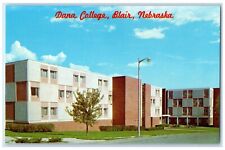1960 Exterior View Residence Women Dana College Blair Nebraska Unposted Postcard picture