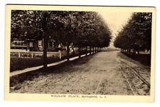 Postcard New York, Springfield, L.I., Queens, Willow Place, street view, Dirt Rd picture