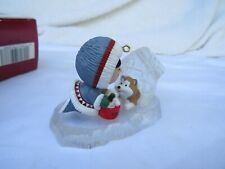 Hallmark Vintage 1993- Frosty Friends #14 - Eskimo and Huskey Christmas Ornament picture