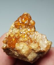 71Ct Natural Orange  Color Garnet Bunch Crystal Specimen From Pakistan  picture