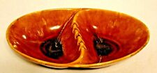Wade of California U.S.A. 10.25'' X 6' 'Vintage Honey Brown Ceramic Ashtray picture