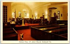 Postcard - Interior View of St. John's Church - Richmond, Virginia picture