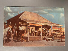 Vintage 50s 60s Judge Roy Bean Museum Langtry Texas Postcard Unposted Old West picture