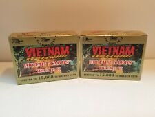 2 BOX LOT SET Vietnam War Fact Cards Trading Card Set Dart Flipcardz 1991 picture