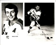BR48 Rare Original Photo BRAD PARK New York Rangers Ice Hockey Defenseman Promo picture