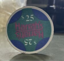 Harrah’s $25 Casino Chip ** Tahoe PROTOTYPE ~ Rare Unique ** BID IT UP 🤑 picture