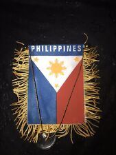 Philippines flag automobile rearview mirror or window flag car  Filipino pride picture