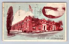 Niagara Falls NY-New York, Spirella Advertising, Antique, Vintage c1937 Postcard picture