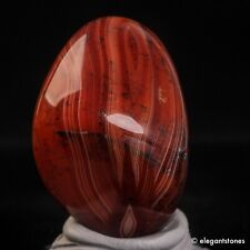 55g Natural Banded Agate Tumbled Palm Stone Crazy Lace Silk Healing Madagascar picture