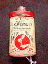 Vintage  Dr. Wernets Powder Tin 4