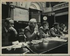 1970 Press Photo New York Senators & Assemblymen during hearing at Capitol picture