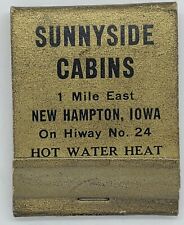 Sunnyside Cabins Matchbook Trailer Camp New Hampton Iowa picture