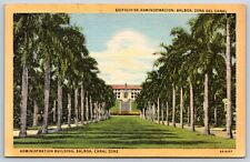 Postcard Panama Canal Administration Building, Canal Zone, Balboa Posted 1949 picture