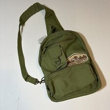 Disney Parks Animal Kingdom Backpack Shoulder Strap Sling Bag Olive Green NWT picture