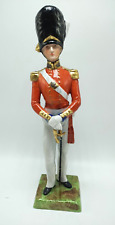 Carl Thieme Dresden porcelain soldier - British Officer of Grenadier Guards 1840 picture