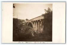 1912 New High Bridge View Lowville New York NY RPPC Photo Posted Postcard picture