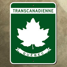 Canada Quebec Trans-Canada Highway 40 25 Montreal marker road sign 1980s 9x12 picture